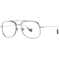 Lunettes de soleil Moncler en métal gris