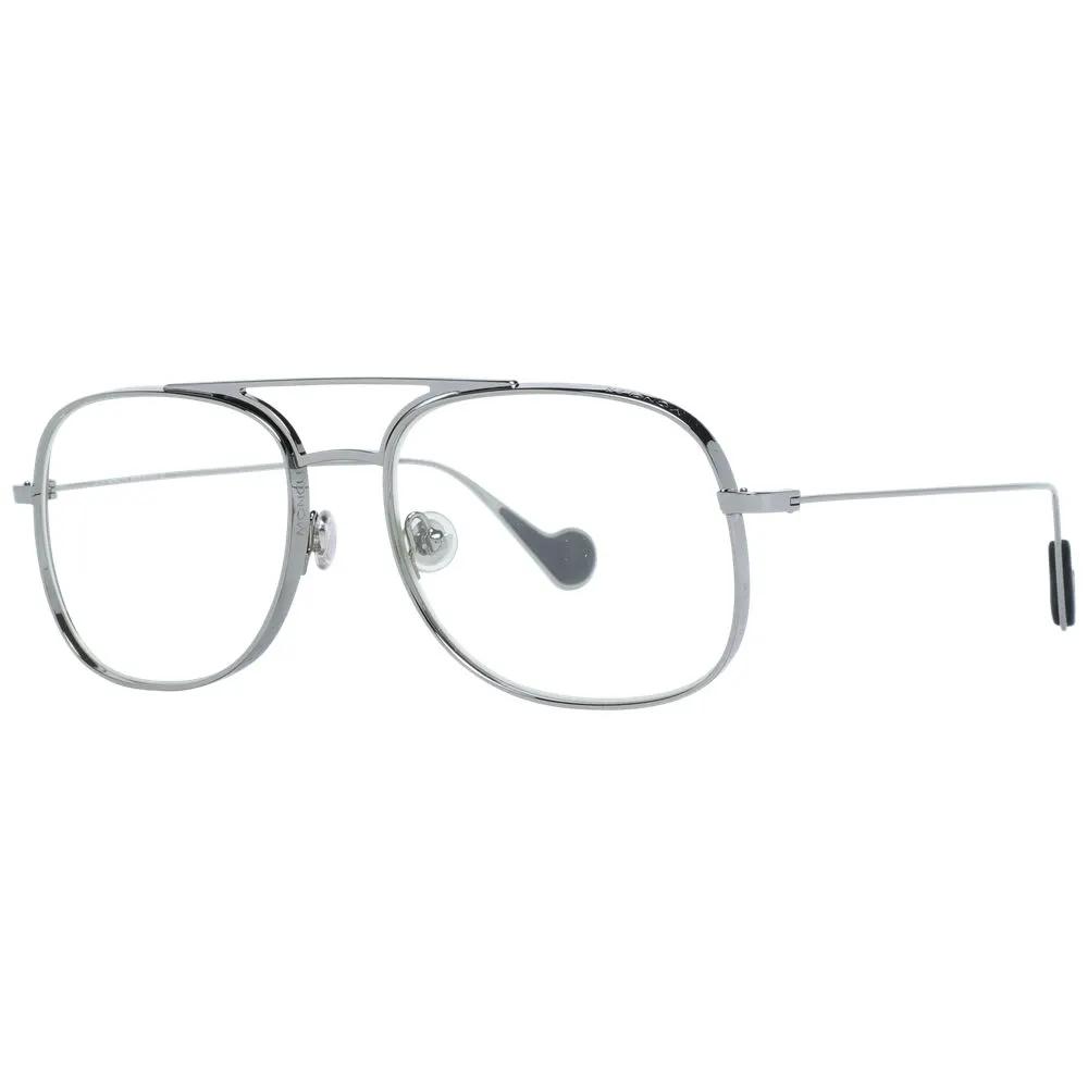 Lunettes de soleil Moncler en métal gris