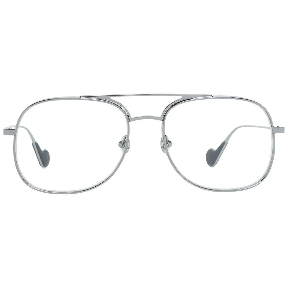 Lunettes de soleil Moncler en métal gris