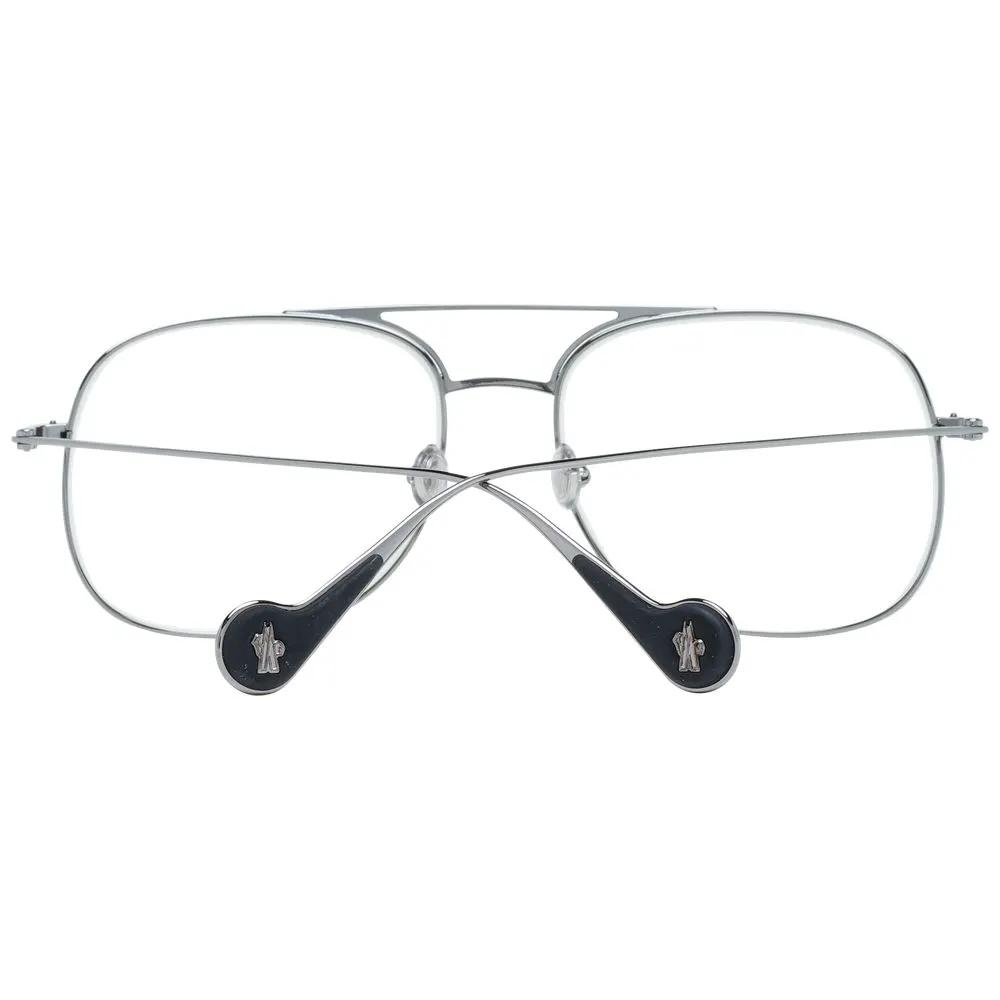 Lunettes de soleil Moncler en métal gris
