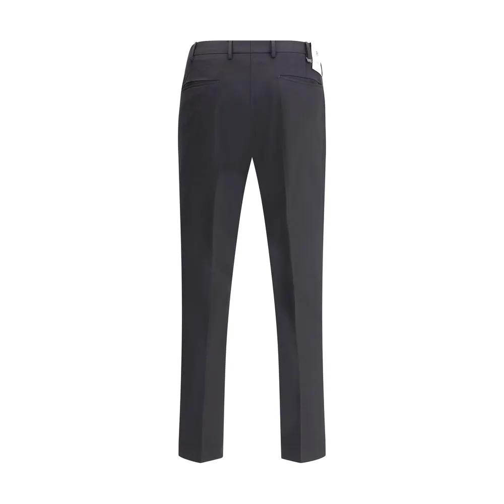 PT Torino PT Torino Black Wool Oves Aries Casual Pants