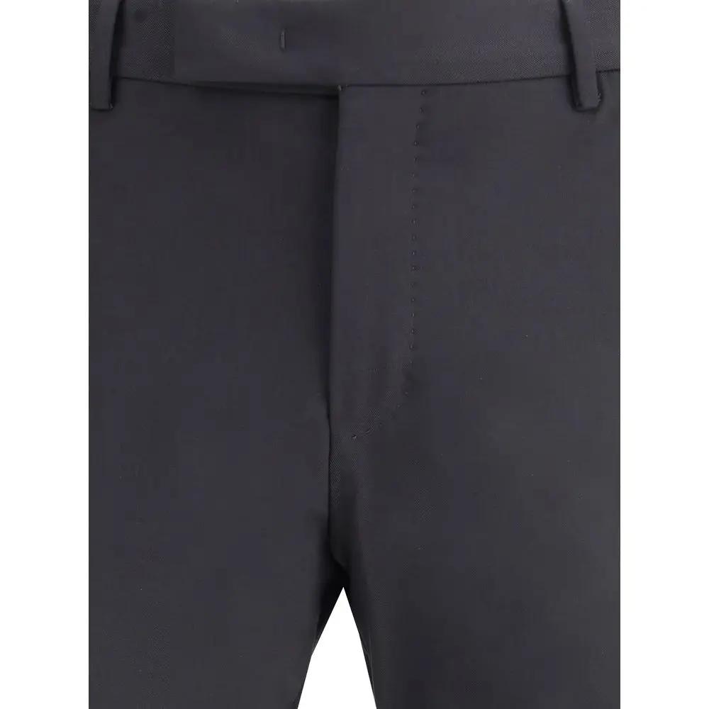 PT Torino PT Torino Black Wool Oves Aries Casual Pants