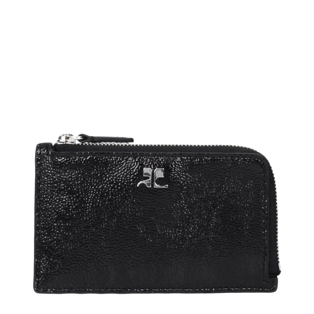 Courrèges Black Leather Wallet