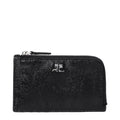 Courrèges Black Leather Wallet