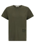 Fendi Bicolor Cotton T-Shirt
