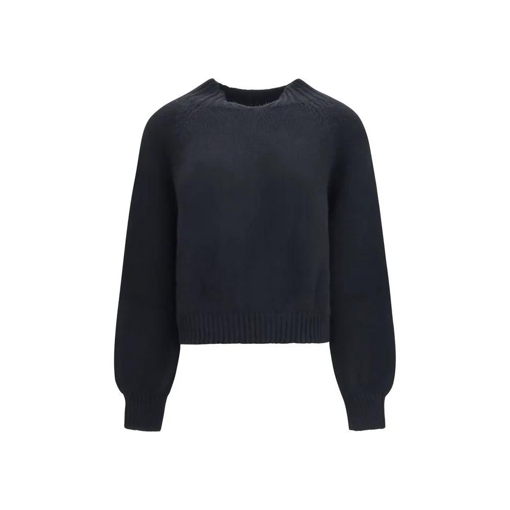 Khaite Black Cashmere Sweatshirt