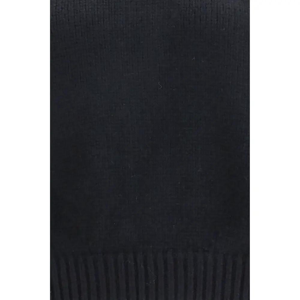 Khaite Black Cashmere Sweatshirt