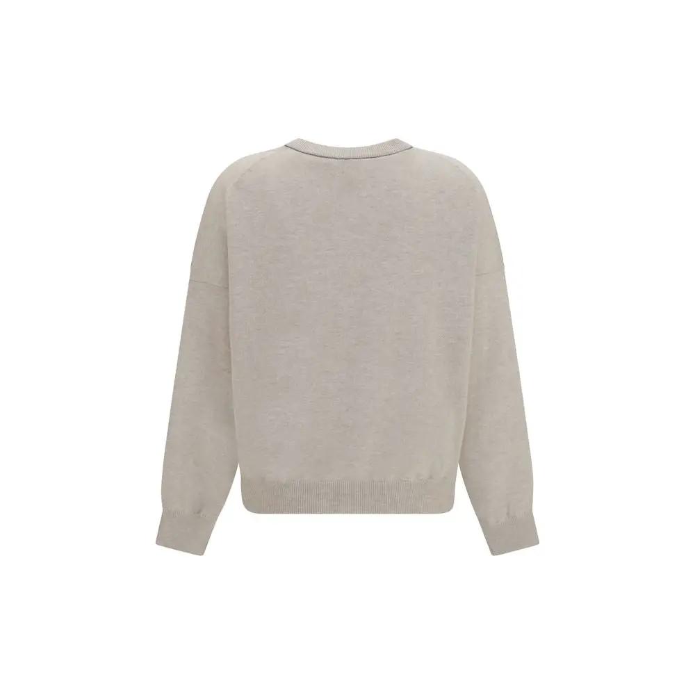 Brunello Cucinelli Beige Cashmere Sweater