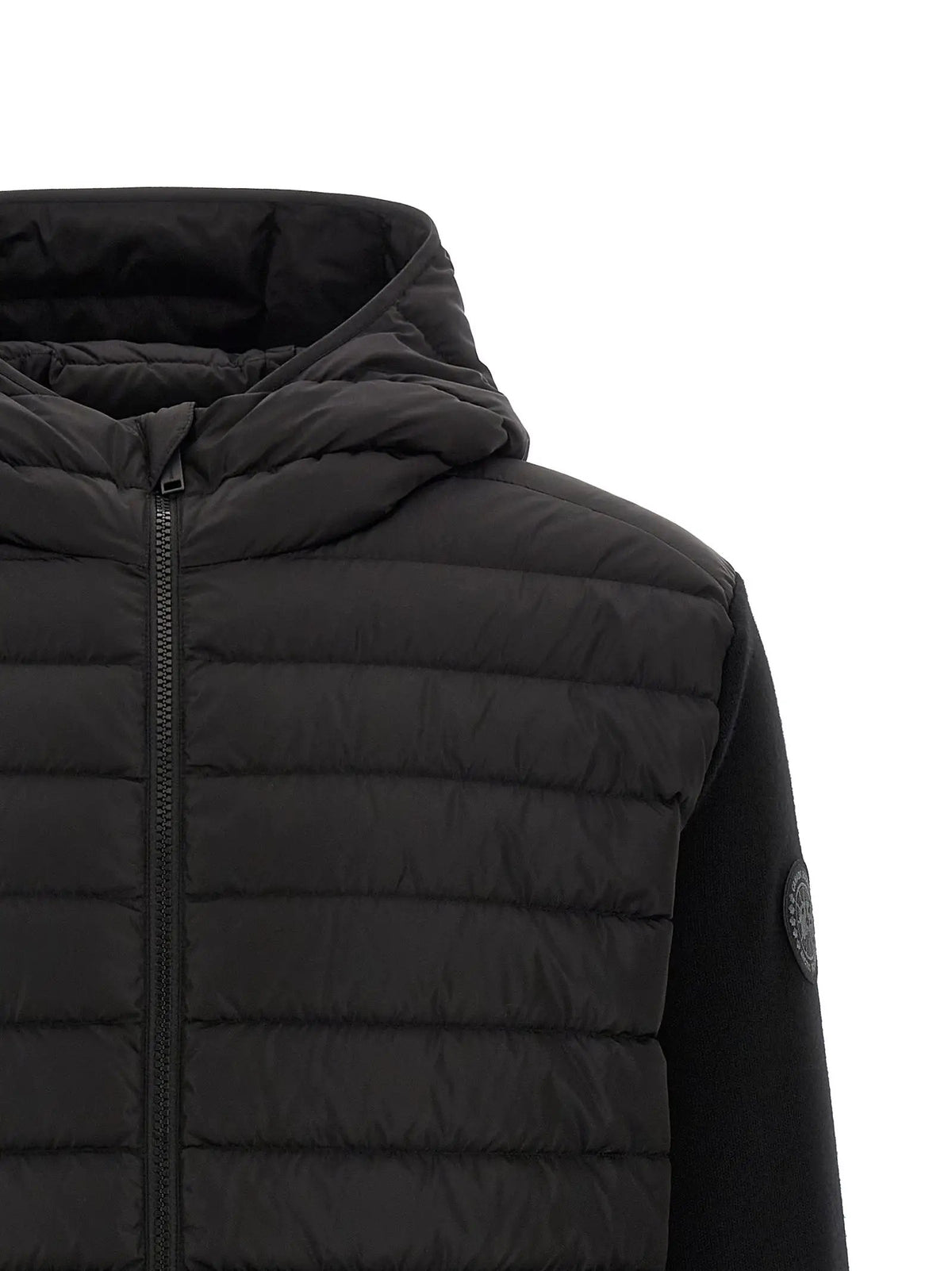 Canada Goose Black Wool Full-Length Jacket