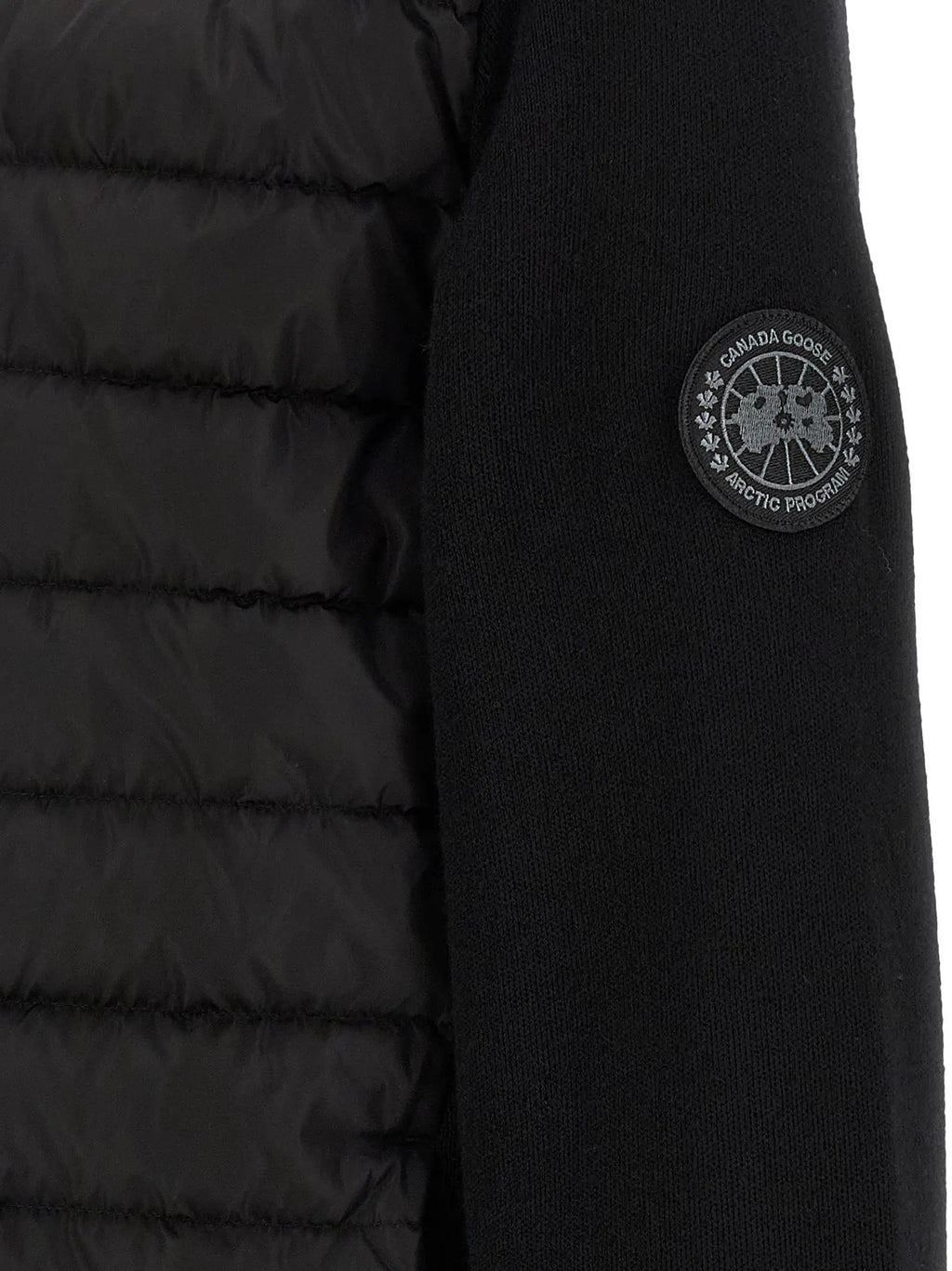 Canada Goose Black Wool Full-Length Jacket
