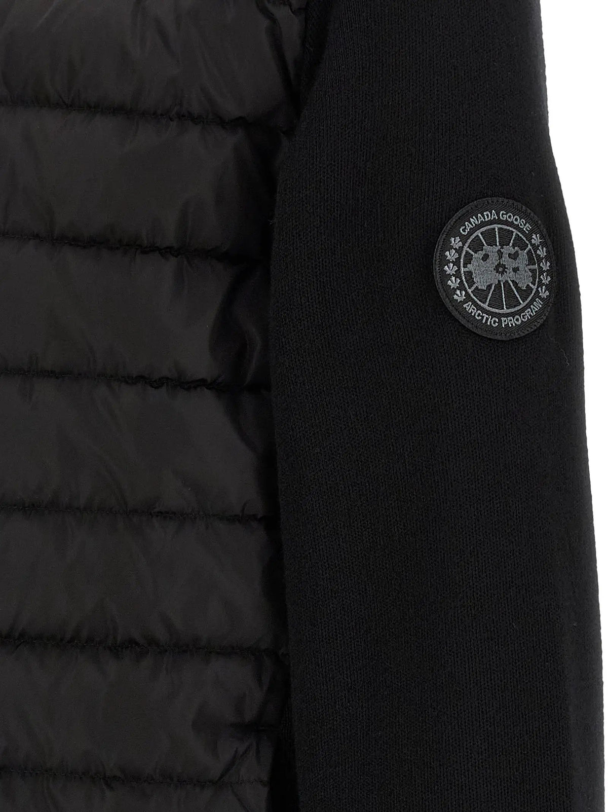 Canada Goose Black Wool Full-Length Jacket