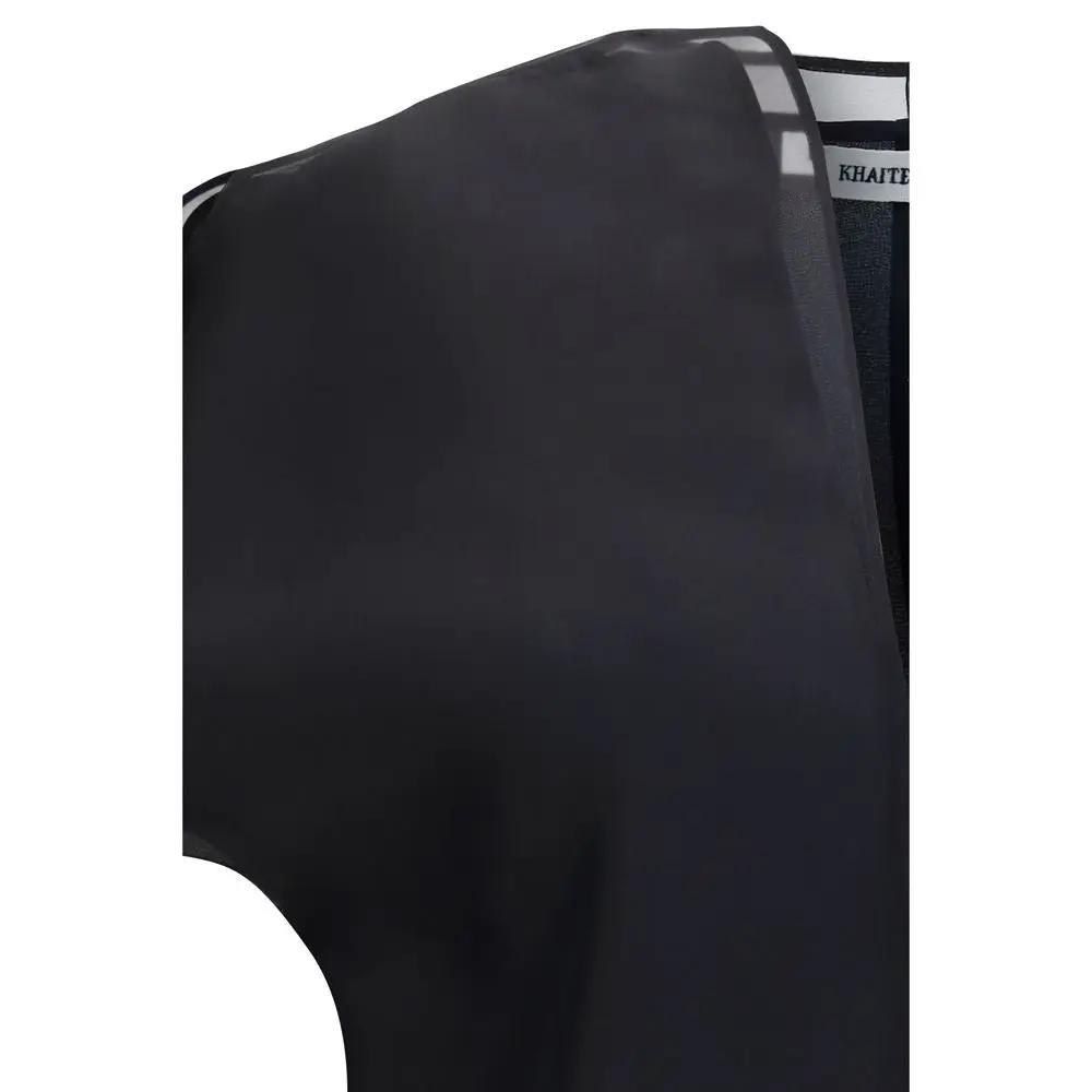 Khaite Black Silk Shirt