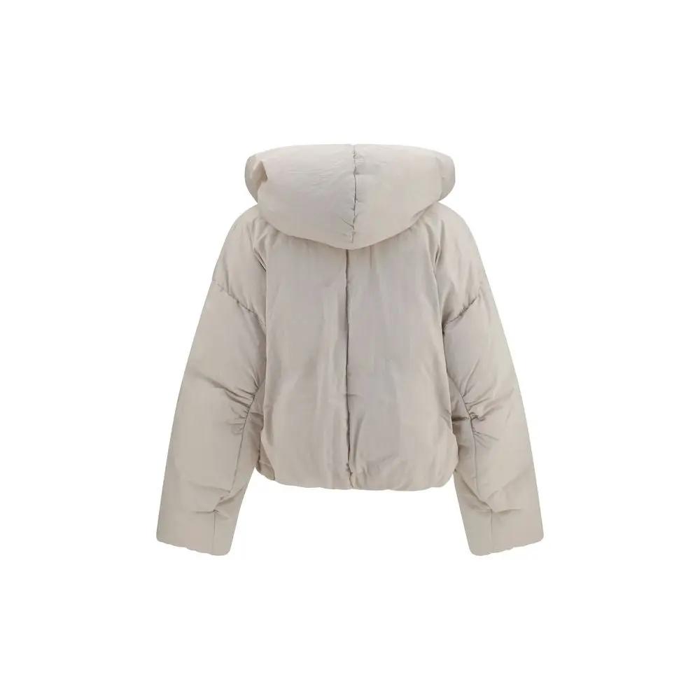 Veste longue Max Mara en polyamide gris