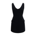 Max Mara Max Mara Black Polyester Casual Dress