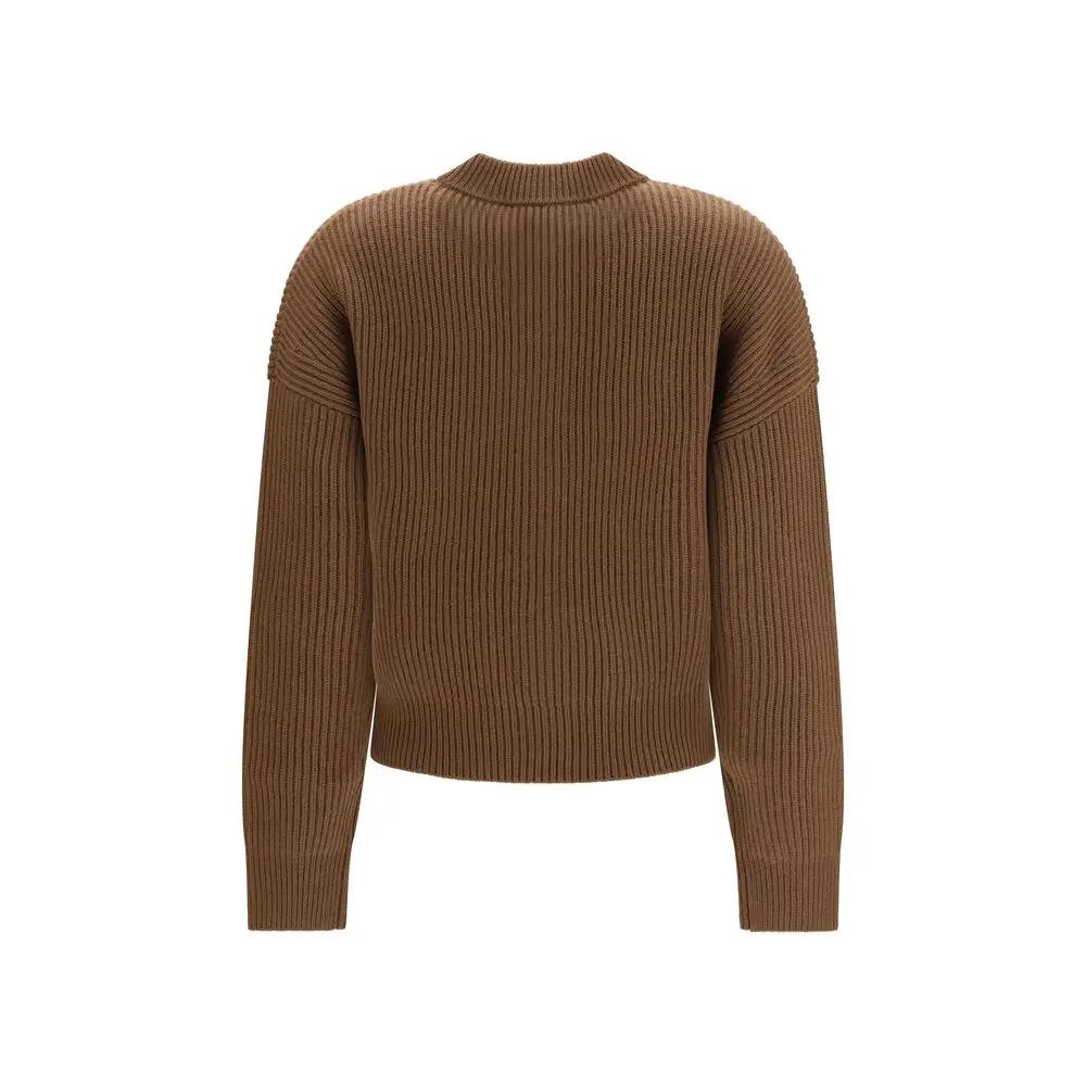 Max Mara Max Mara Brown Wool Oves Aries Cardigan