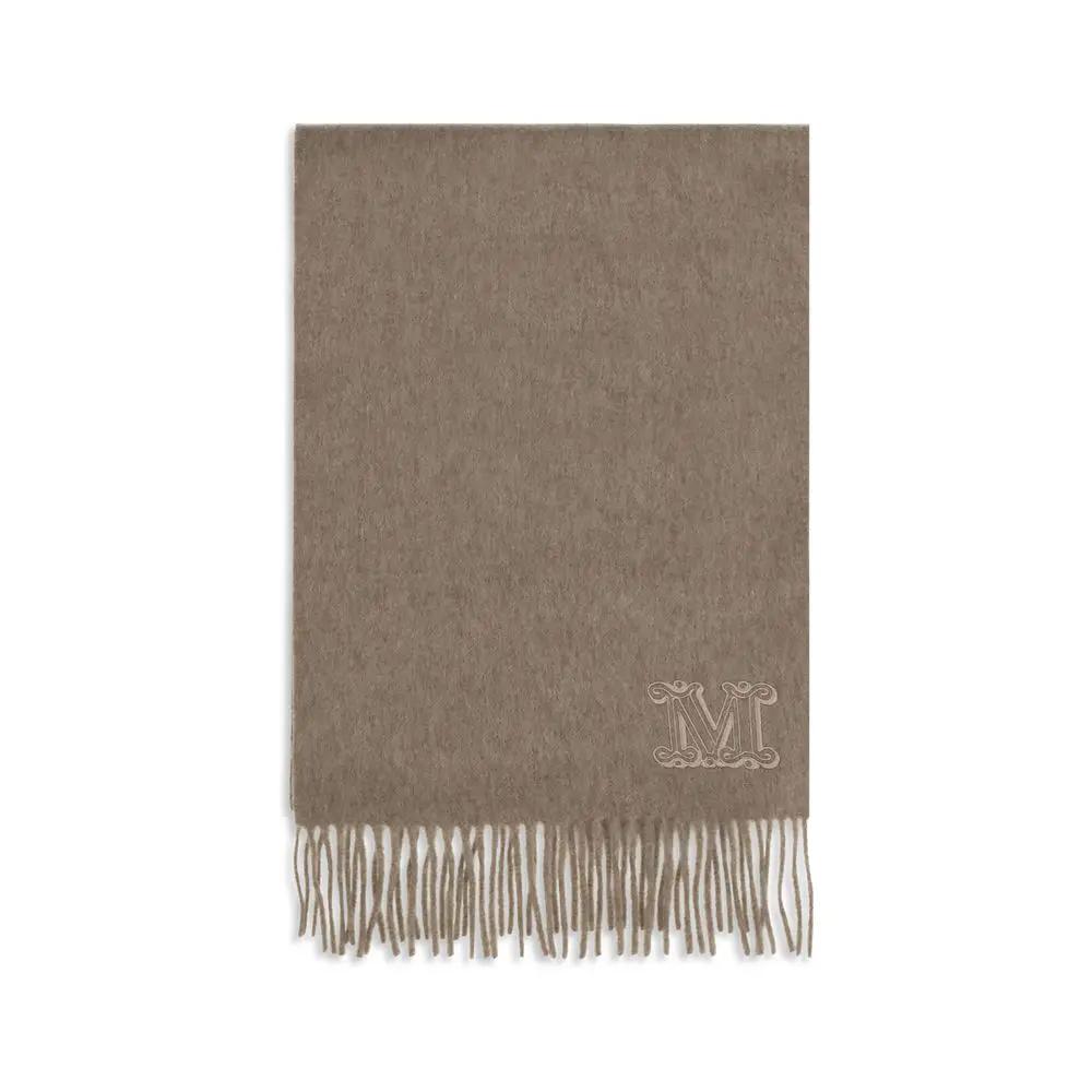 Max Mara Beige Cashmere Scarf