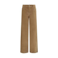 Max Mara Max Mara Brown Cotton Casual Pants