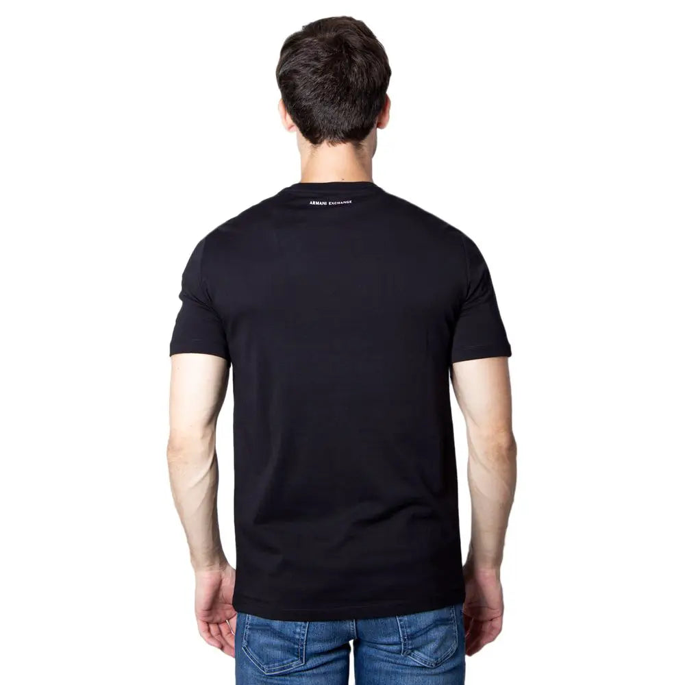 Armani Exchange Armani Exchange Black Cotton T-Shirt