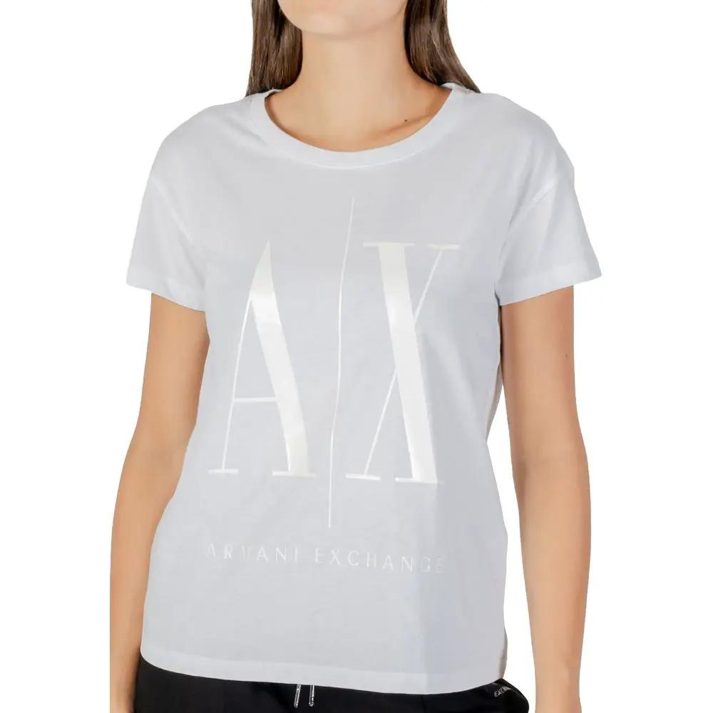Armani Exchange Armani Exchange White Cotton T-Shirt