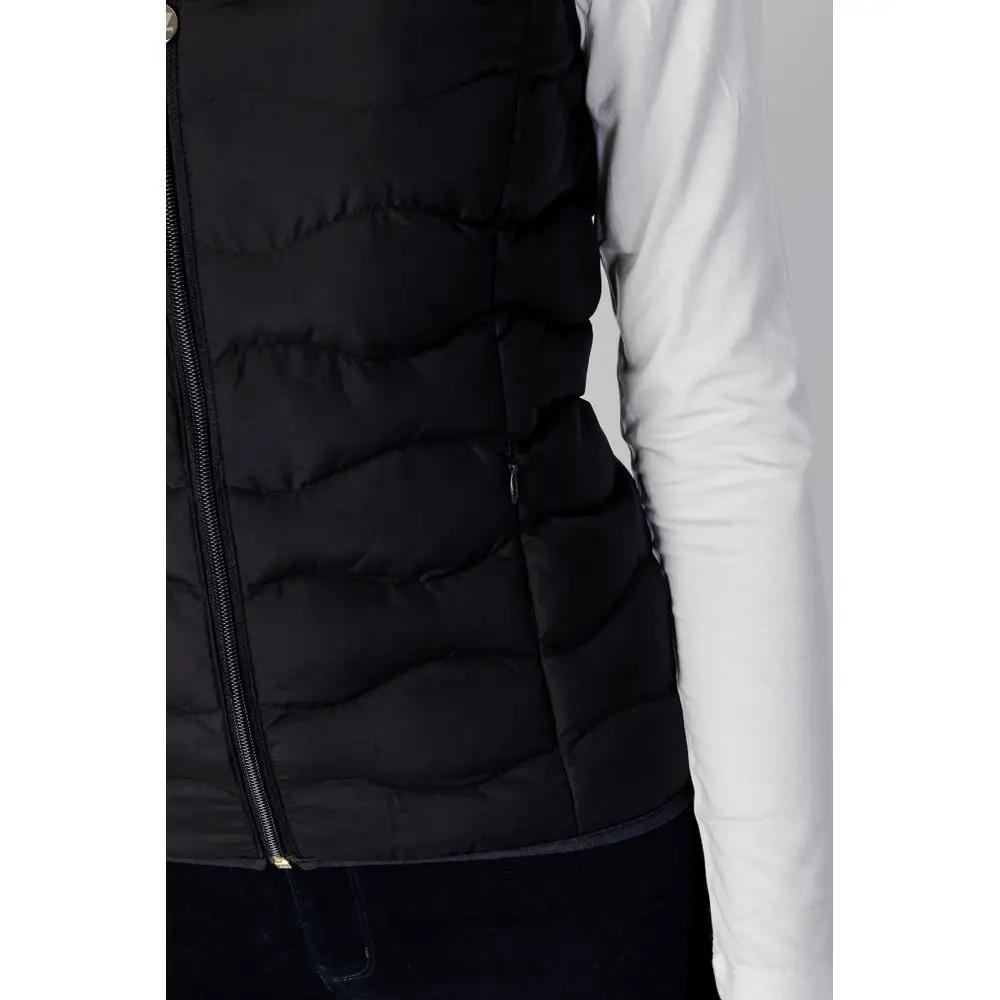 EA7 Emporio Armani Black Polyester Sleeveless Jacket