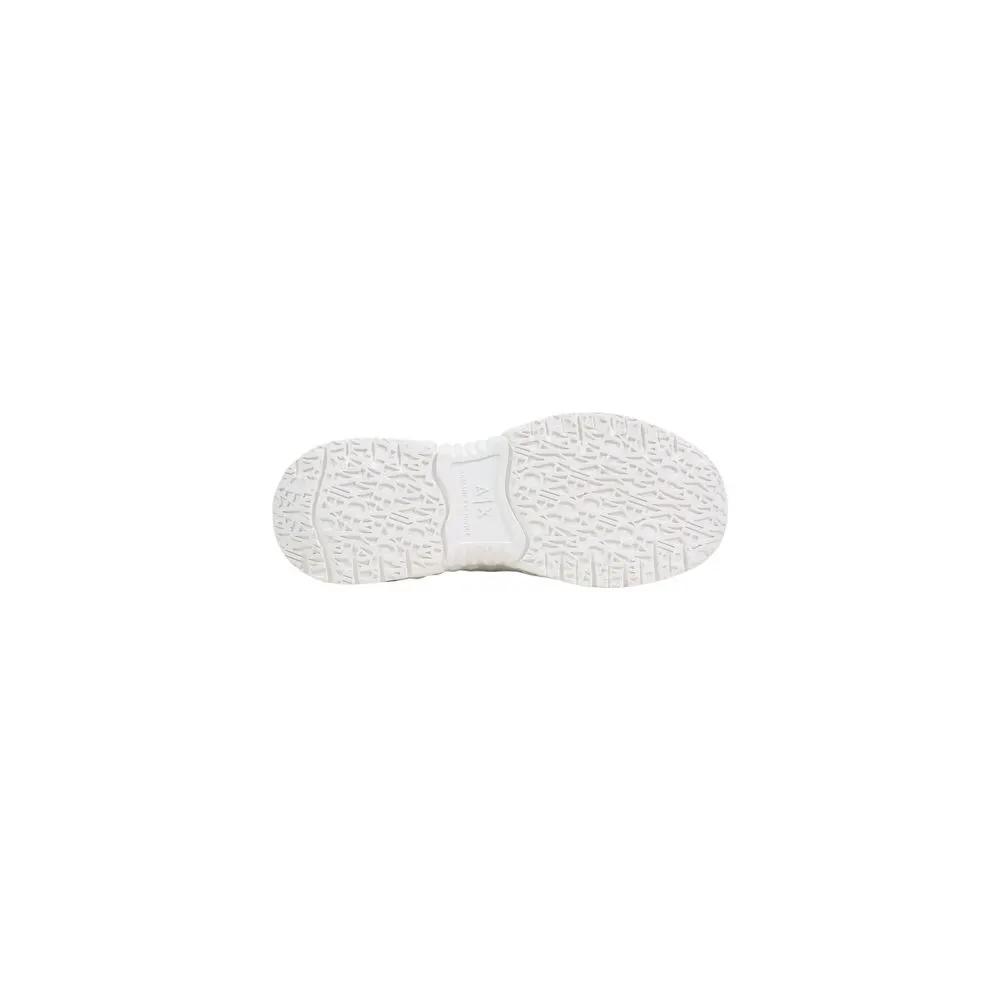 Armani Exchange White Polyester Chunky Sneakers