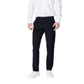 Pantalon décontracté en coton noir Armani Exchange