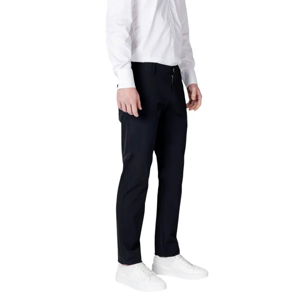 Armani Exchange Armani Exchange Black Cotton Casual Pants