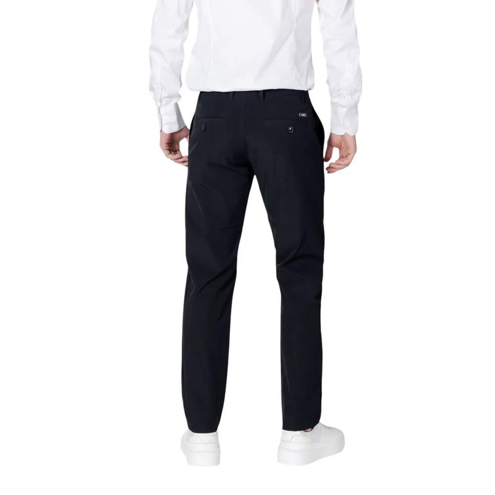 Armani Exchange Armani Exchange Black Cotton Casual Pants