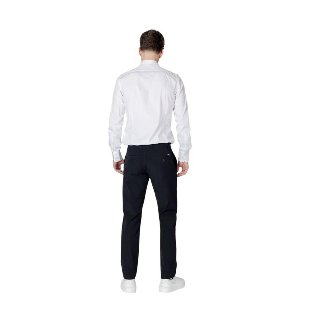 Pantalon décontracté en coton noir Armani Exchange