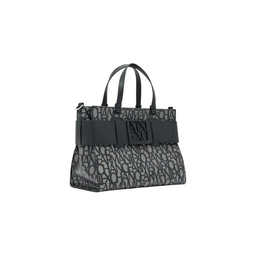 Sac à main en coton noir Armani Exchange