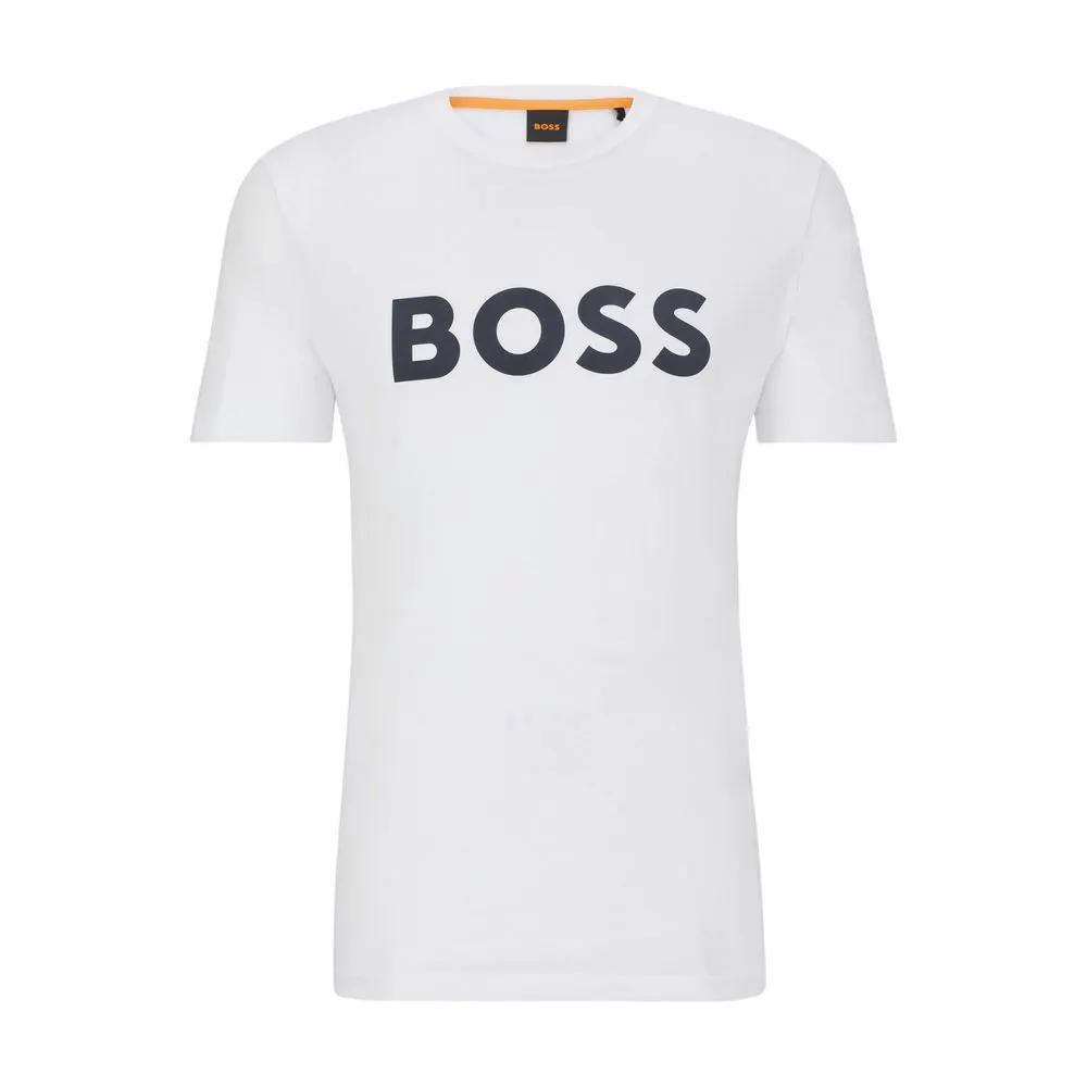 Hugo Boss White Cotton T-Shirt
