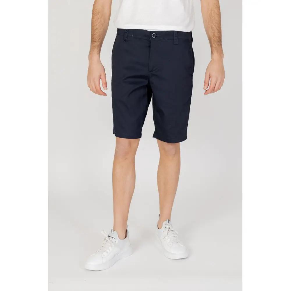Shorts bermudas Armani Exchange en coton bleu