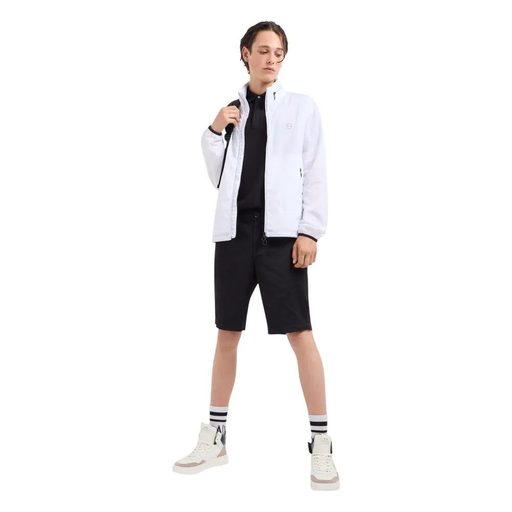 Armani Exchange Armani Exchange Black Cotton Bermuda Shorts