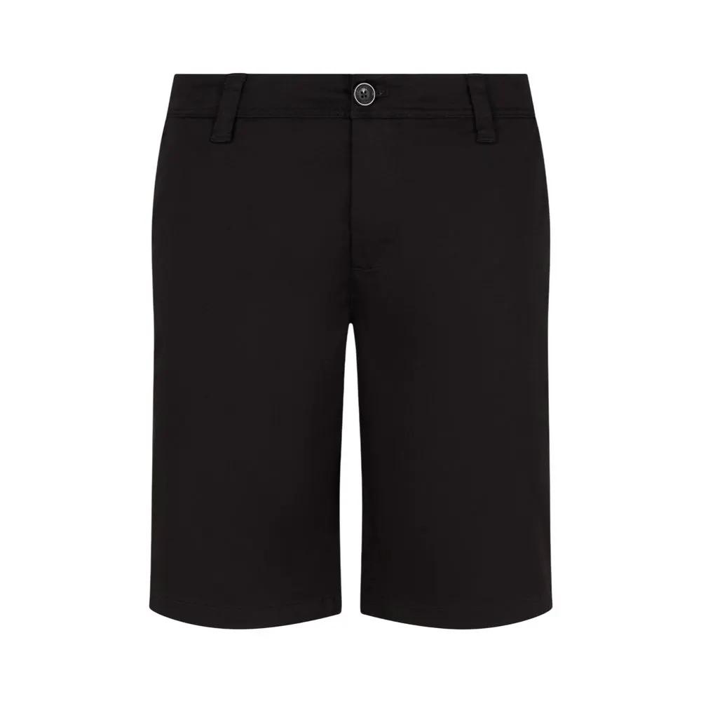 Armani Exchange Armani Exchange Black Cotton Bermuda Shorts