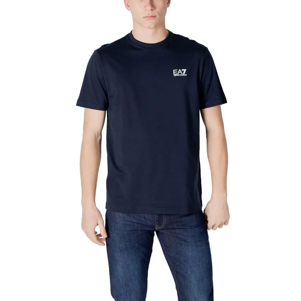 EA7 Emporio Armani EA7 Emporio Armani Blue Cotton Sportswear