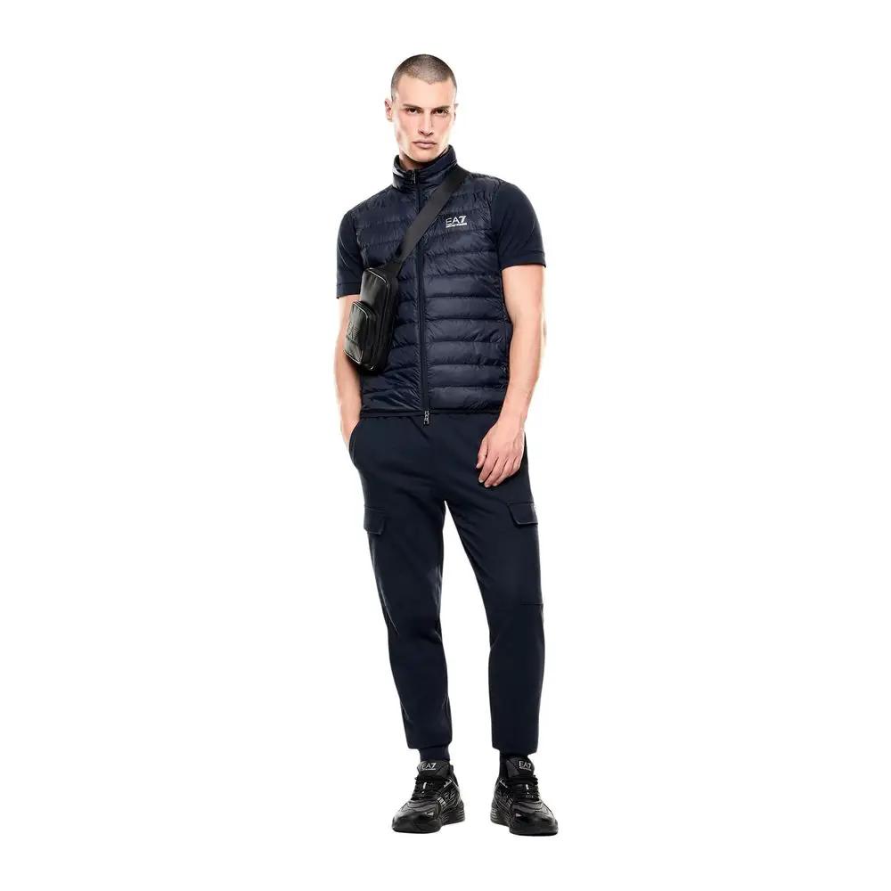 EA7 Emporio Armani EA7 Emporio Armani Blue Polyamide Sleeveless Jacket