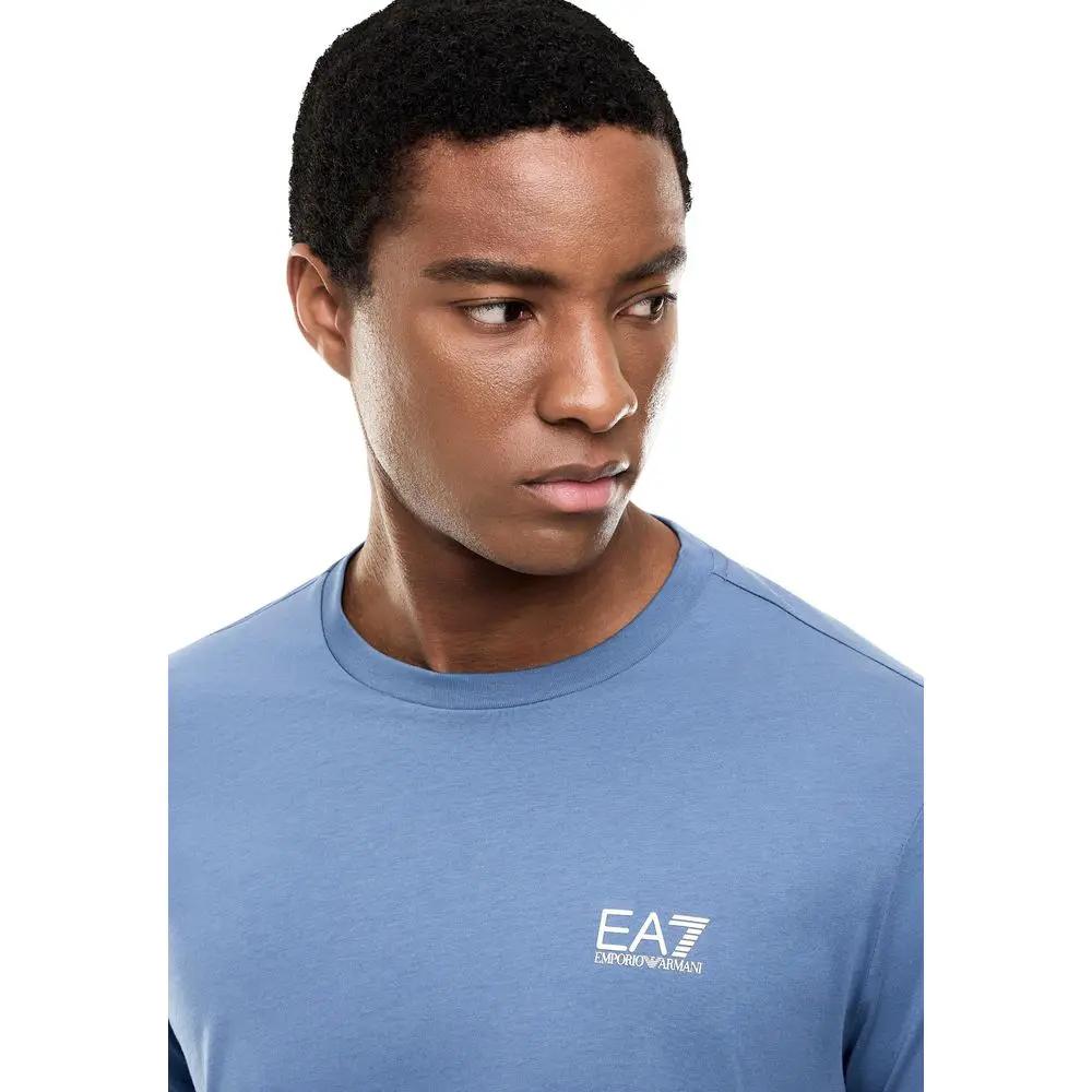 EA7 Emporio Armani Vêtements de sport en coton bleu