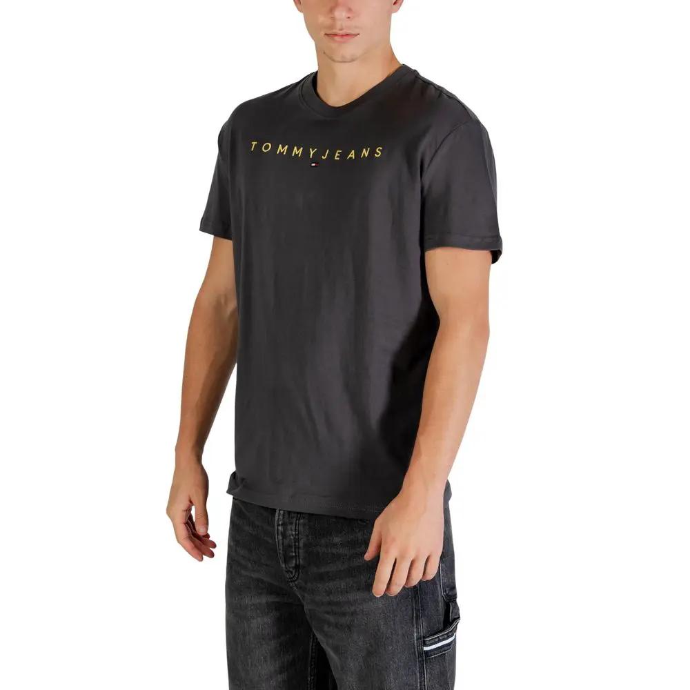 T-shirt Tommy Hilfiger Jeans en coton recyclé gris