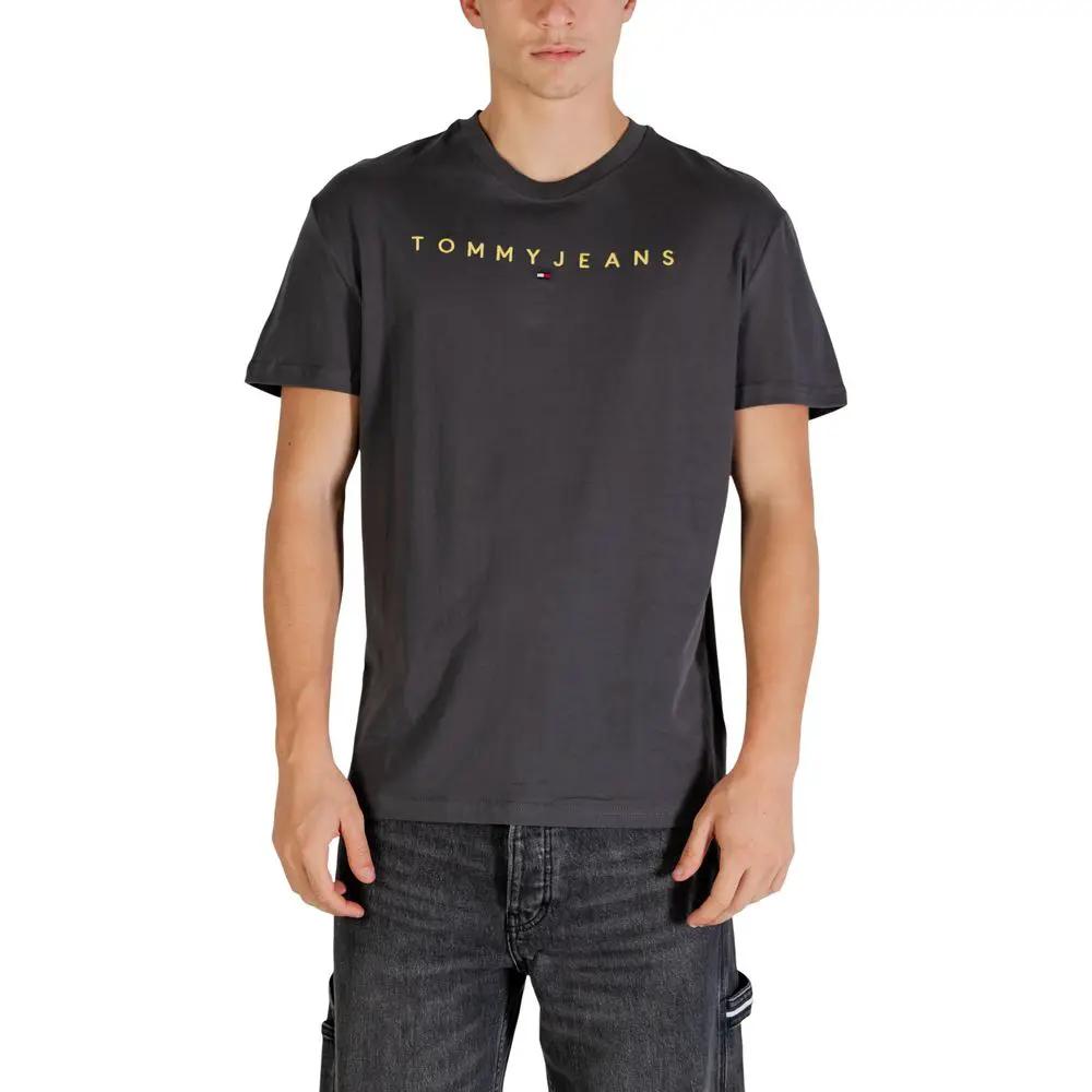 T-shirt Tommy Hilfiger Jeans en coton recyclé gris