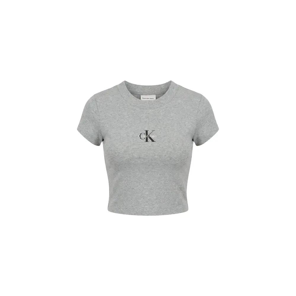 Calvin Klein Jeans Gray Cotton T-Shirt