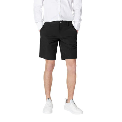 Armani Exchange Armani Exchange Black Polyamide Bermuda Shorts