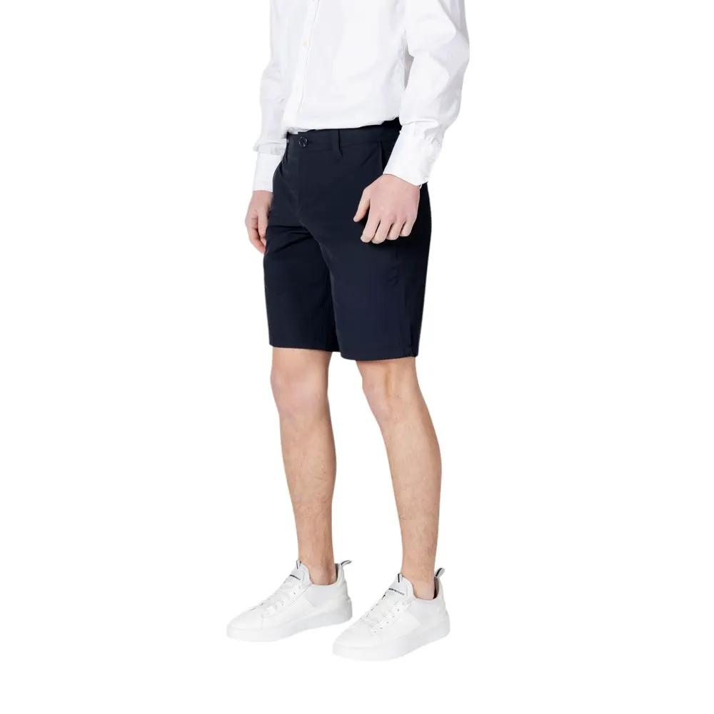Armani Exchange Armani Exchange Blue Polyamide Bermuda Shorts