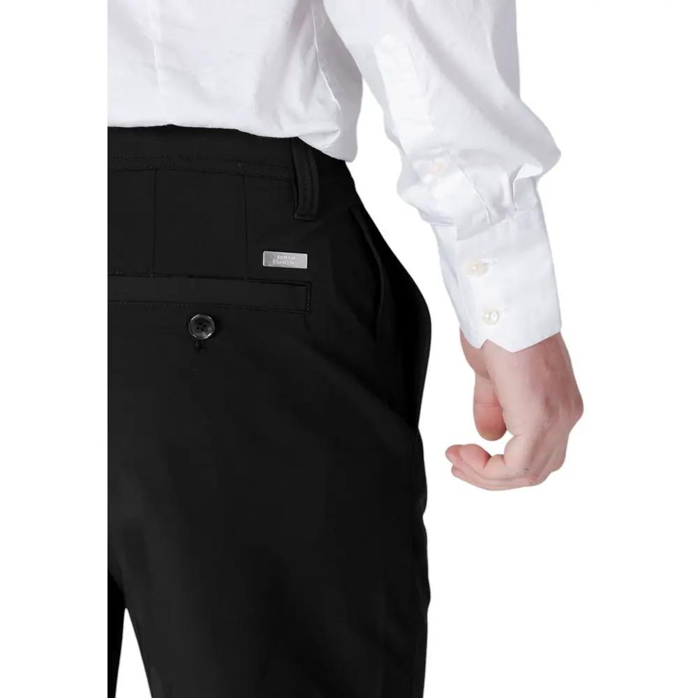 Armani Exchange Armani Exchange Black Polyamide Bermuda Shorts
