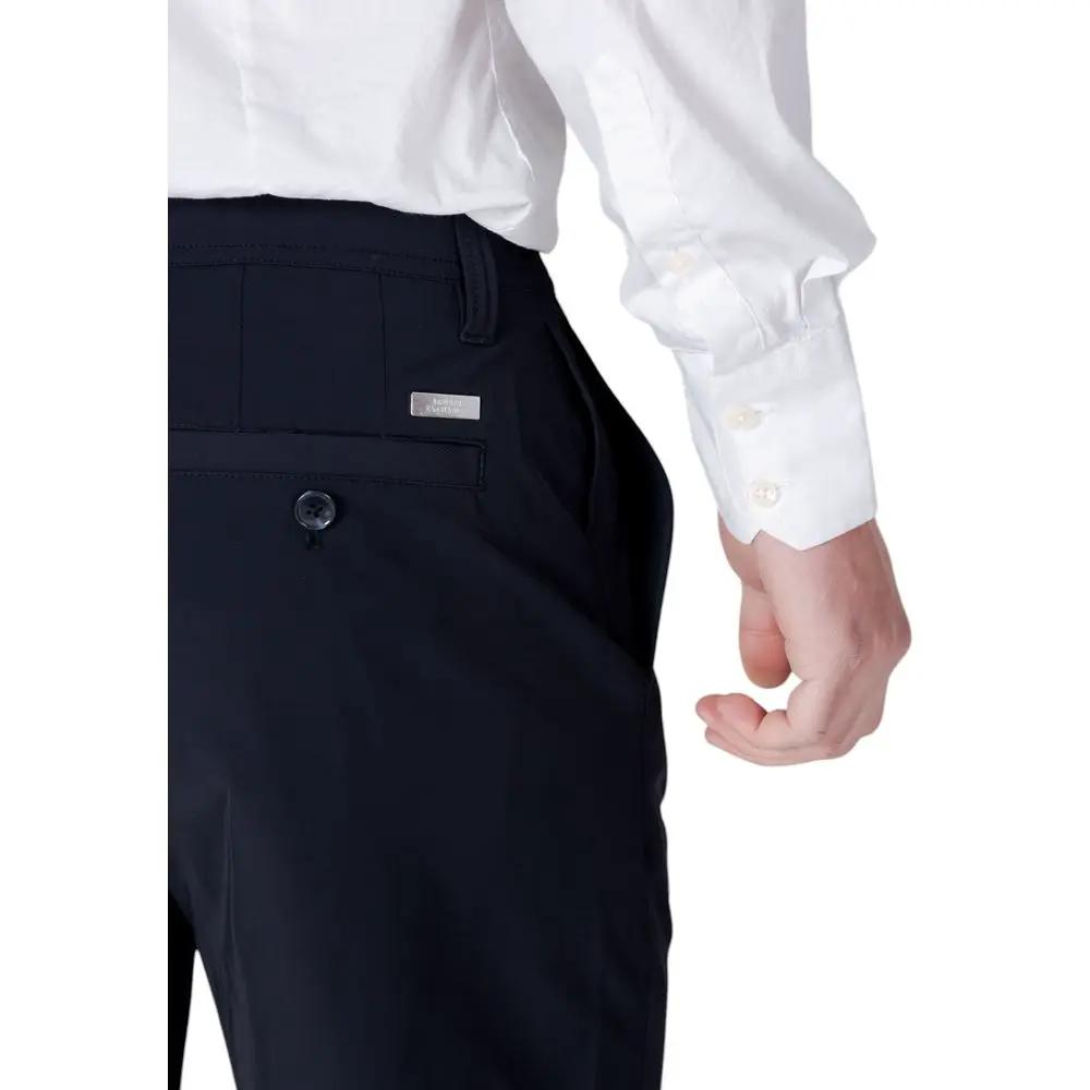 Armani Exchange Armani Exchange Blue Polyamide Bermuda Shorts