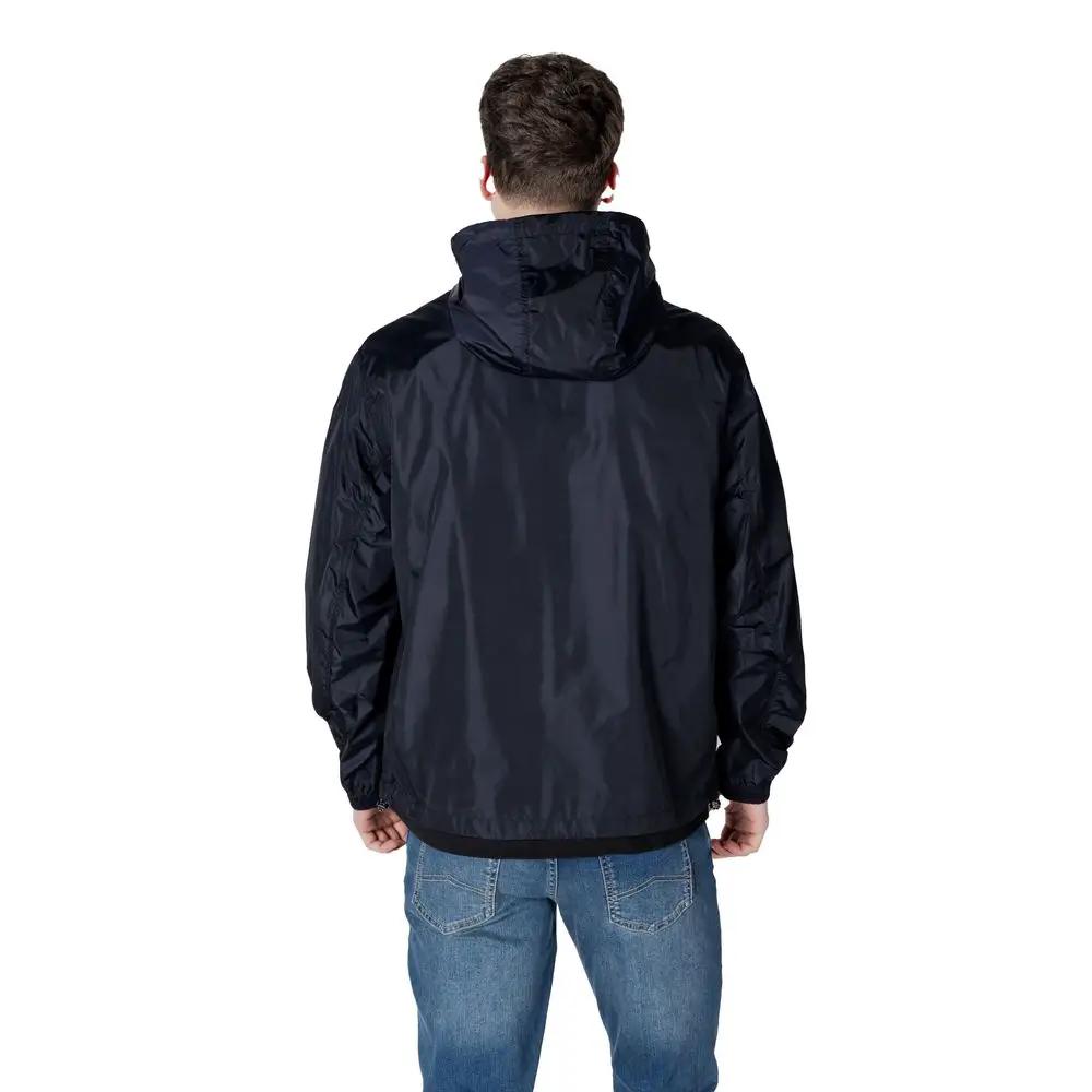 Armani Exchange Armani Exchange Blue Polyamide Shell Jacket