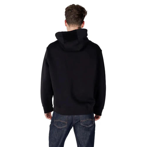 Armani Exchange Sweat à capuche noir en coton