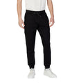 Armani Exchange Armani Exchange Black Cotton Joggers (Workout Pants)