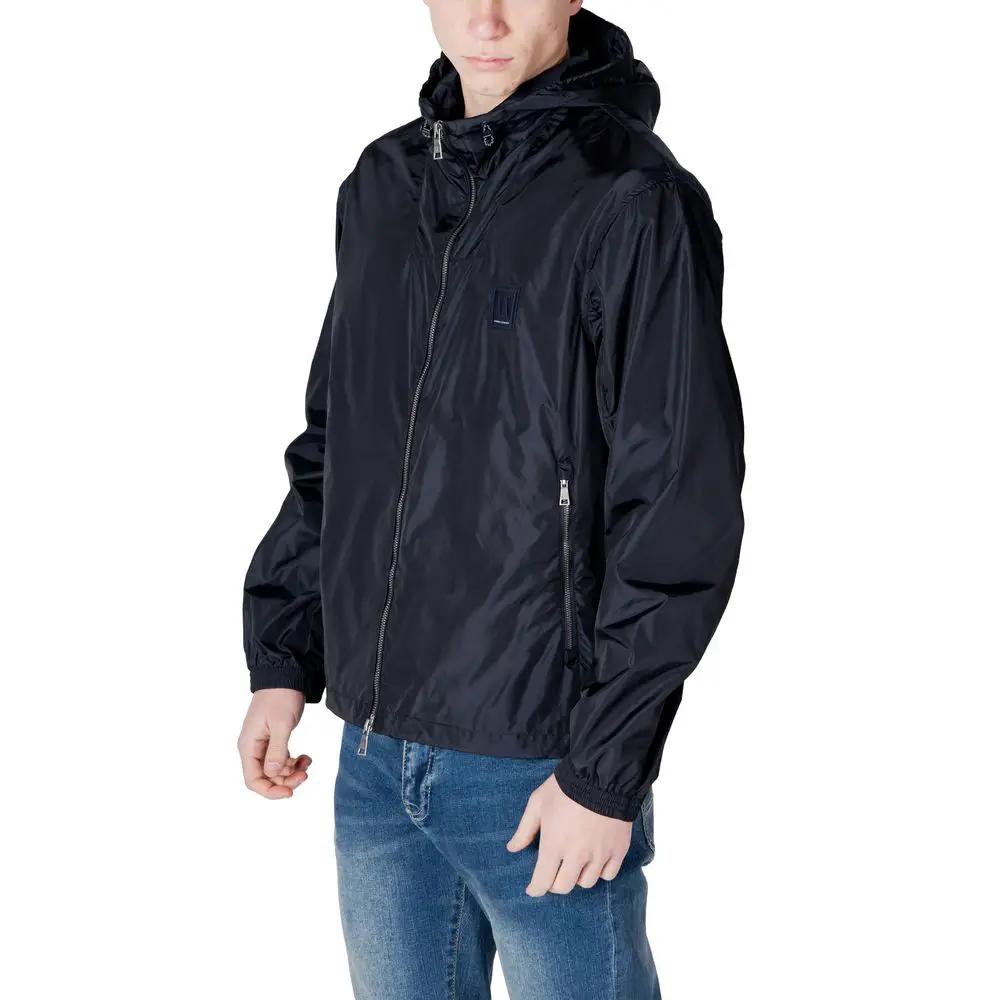 Armani Exchange Armani Exchange Blue Polyamide Shell Jacket