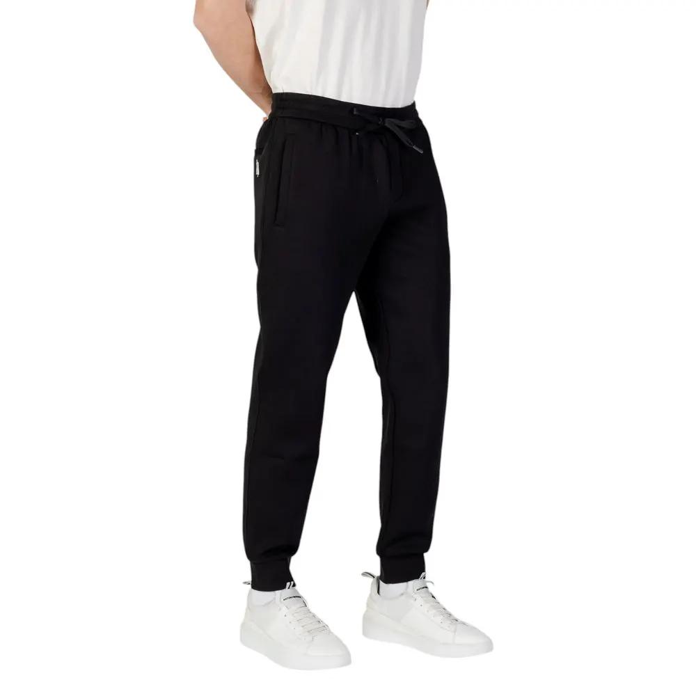 Armani Exchange Armani Exchange Black Cotton Joggers (Workout Pants)