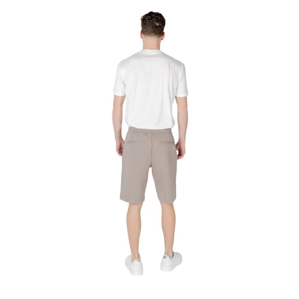 Shorts Bermudes en Coton Marron Armani Exchange